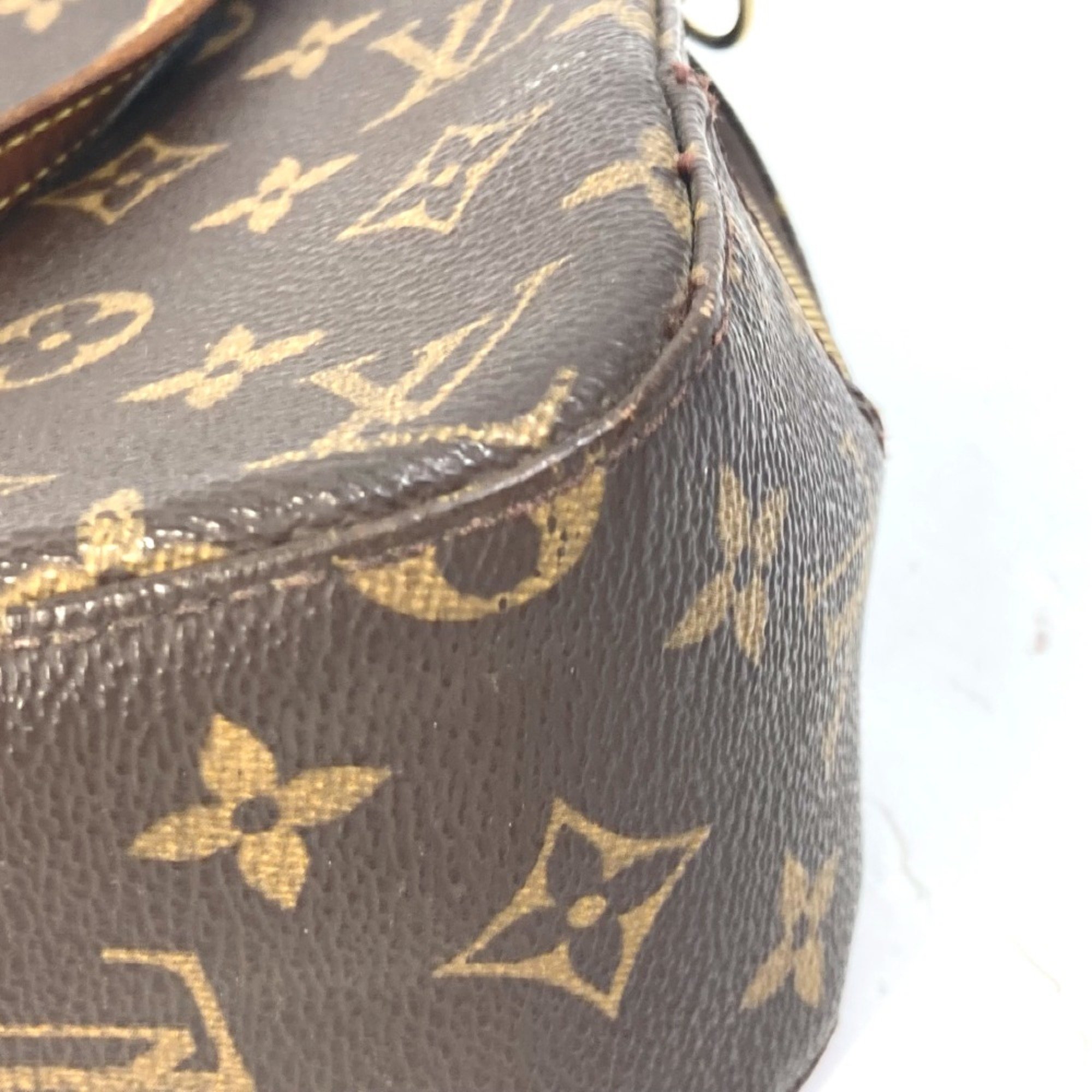 Louis Vuitton M47500 Monogram Hand Bag Brown