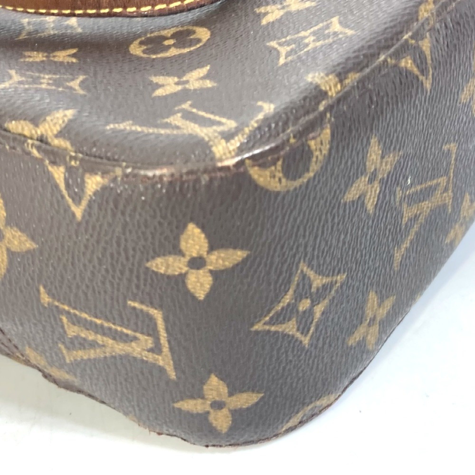 Louis Vuitton M47500 Monogram Hand Bag Brown