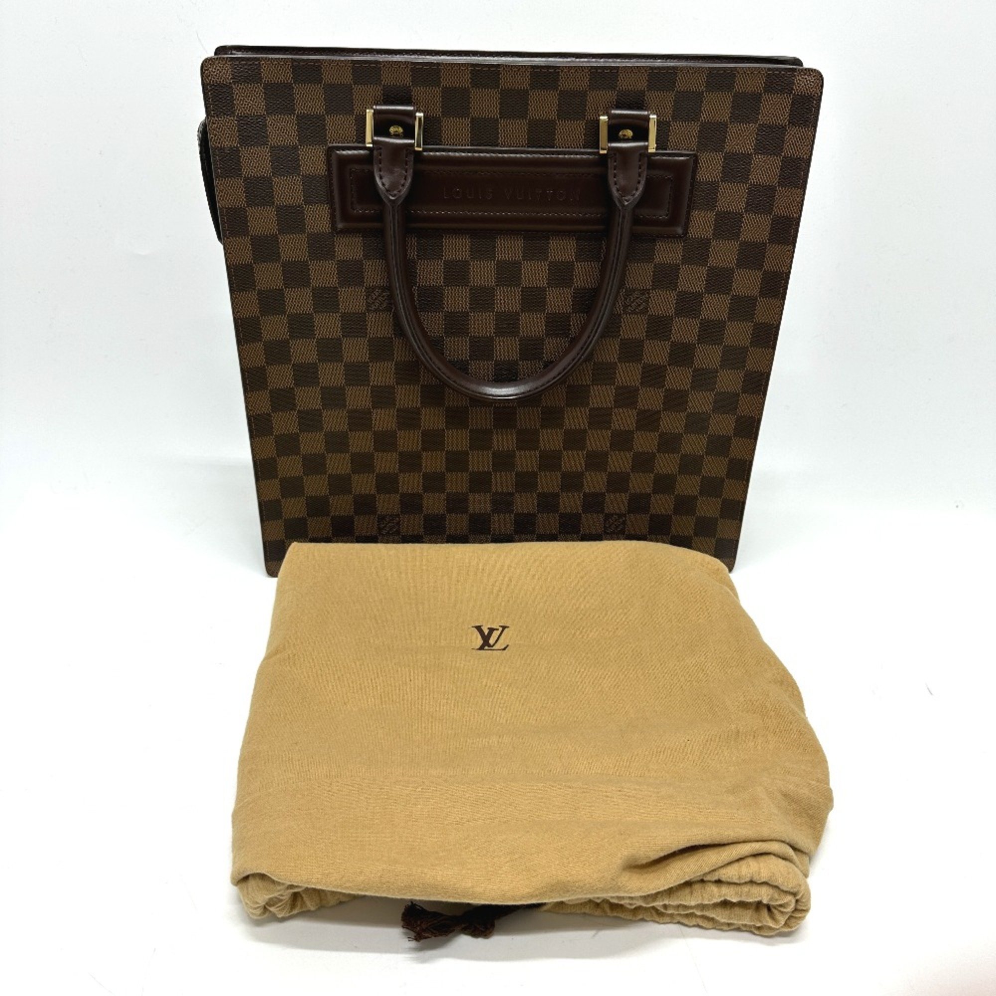 Louis Vuitton N51146 Damier Hand Bag Tote Bag Brown