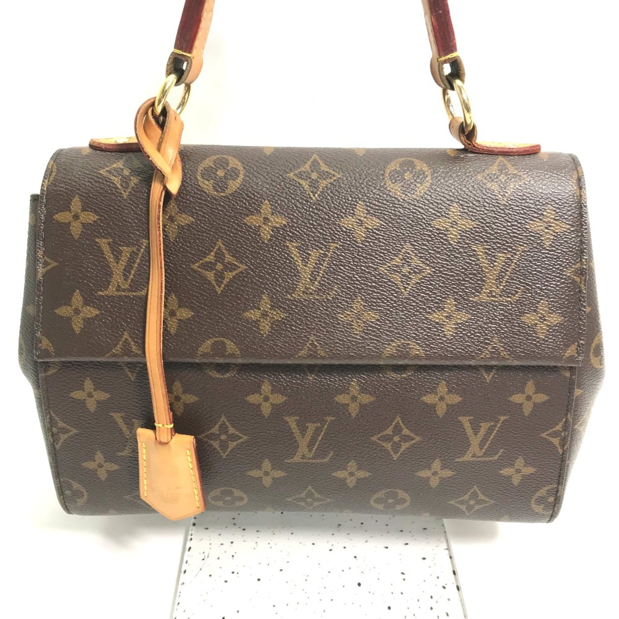 Louis Vuitton M42738 Monogram 2WAY Shoulder Bag Bag Crossbody Hand Bag Rose Brown pink