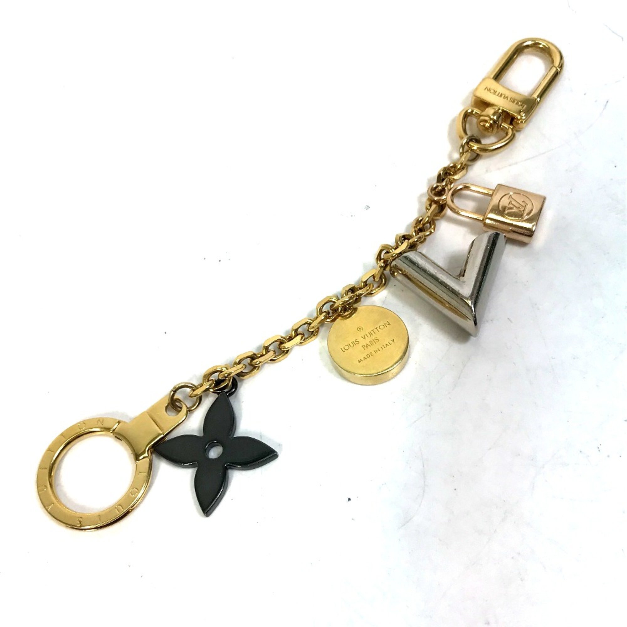 Louis Vuitton M67379 Bag Charm Key Holder Gold