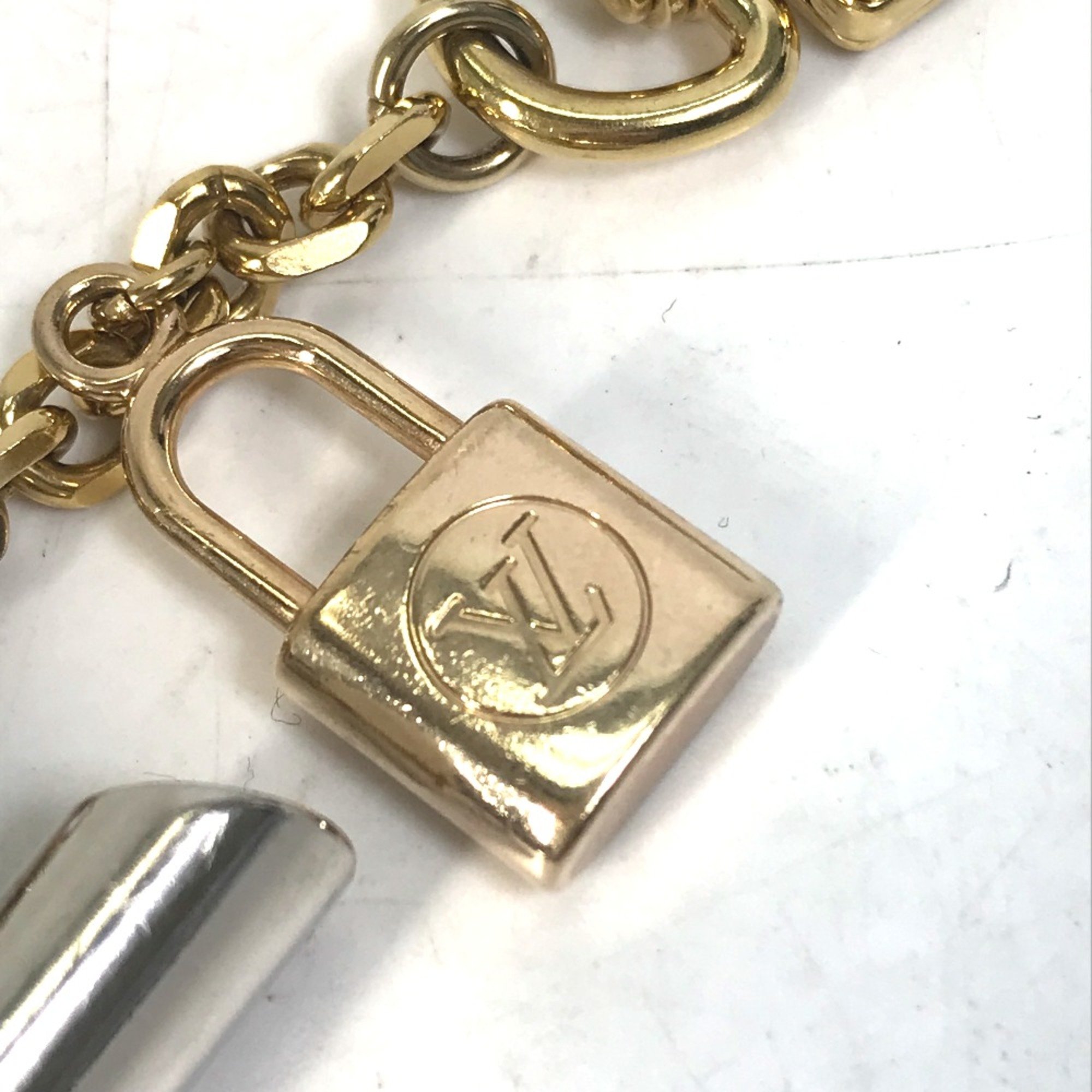 Louis Vuitton M67379 Bag Charm Key Holder Gold