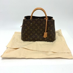 Louis Vuitton M41055 Monogram Hand Bag Brown