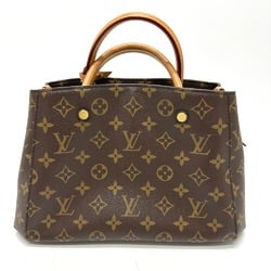 Louis Vuitton M41055 Monogram Hand Bag Brown