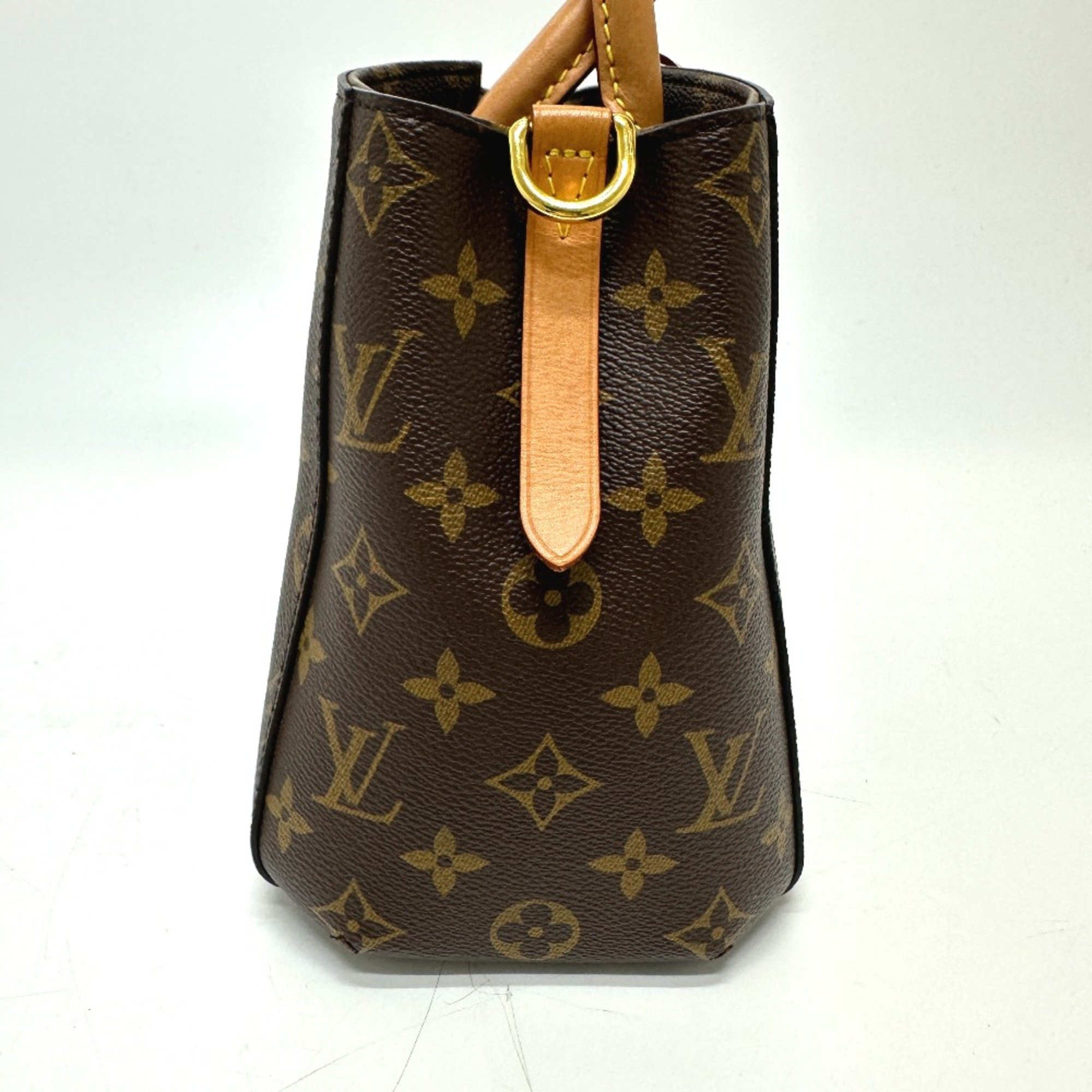 Louis Vuitton M41055 Monogram Hand Bag Brown