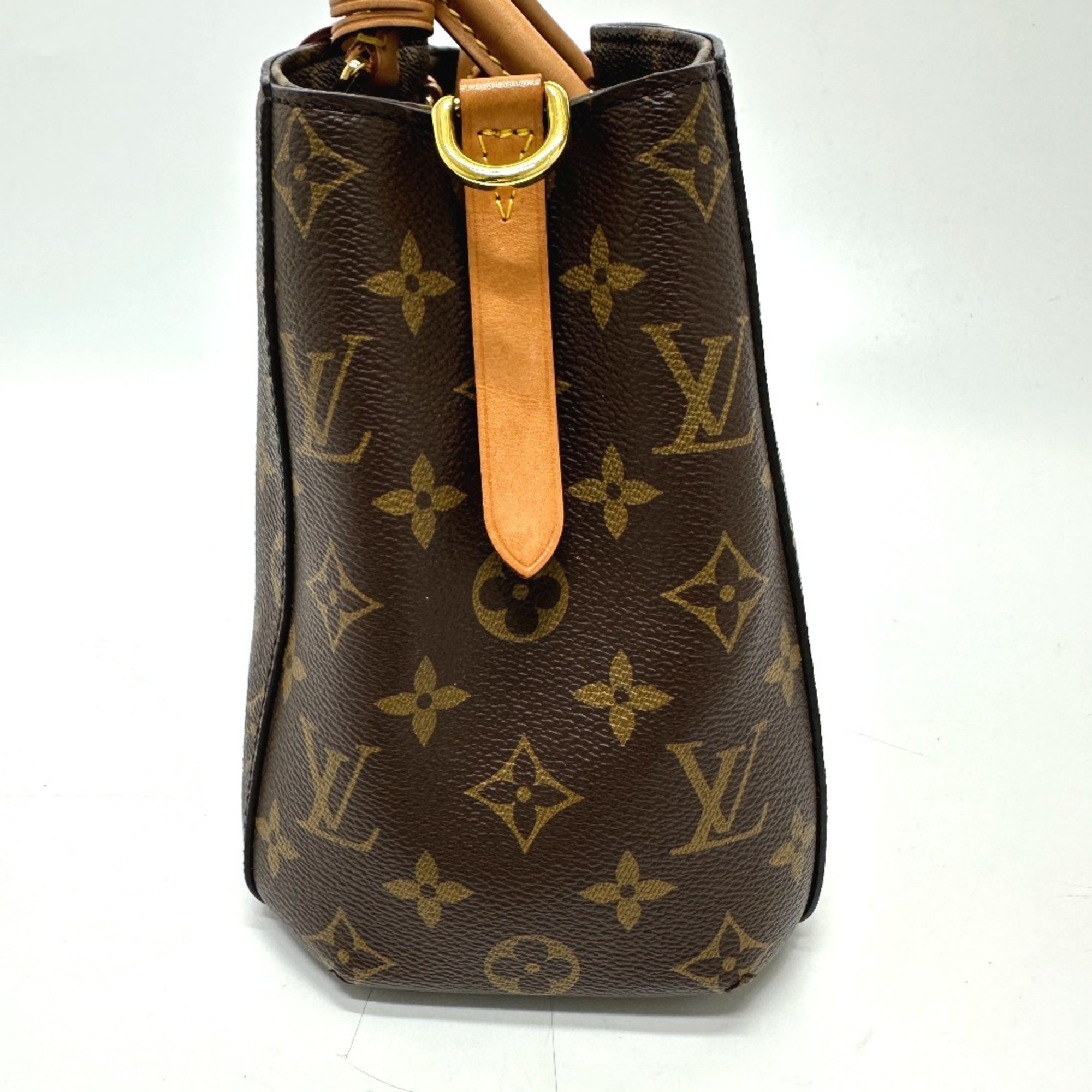 Louis Vuitton M41055 Monogram Hand Bag Brown