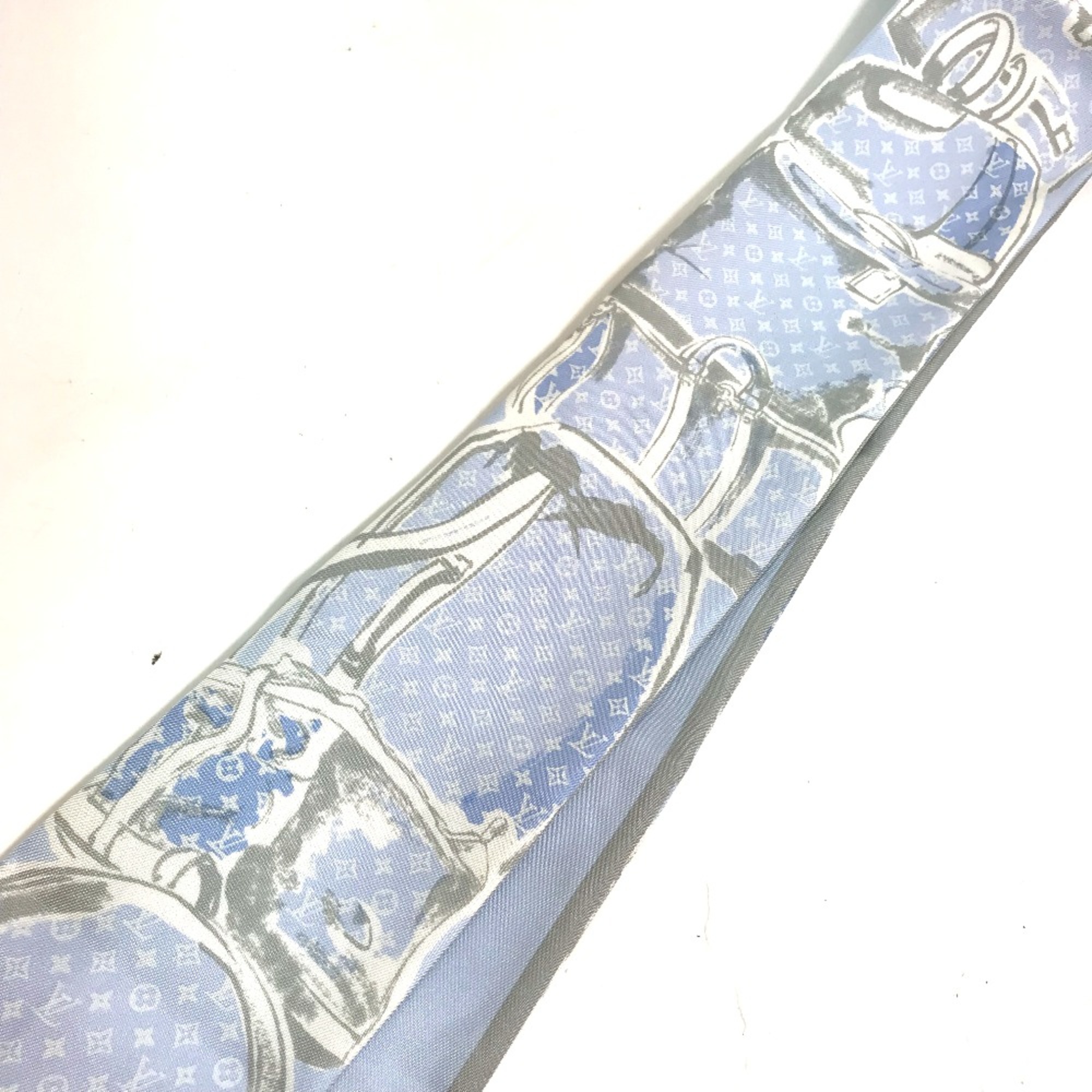 Louis Vuitton M70456 Scarf blue White