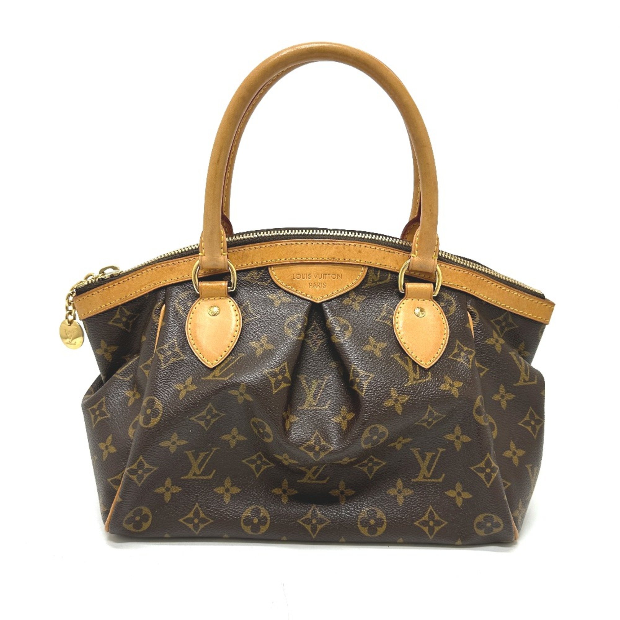 Louis Vuitton M40143 Monogram Hand Bag Brown