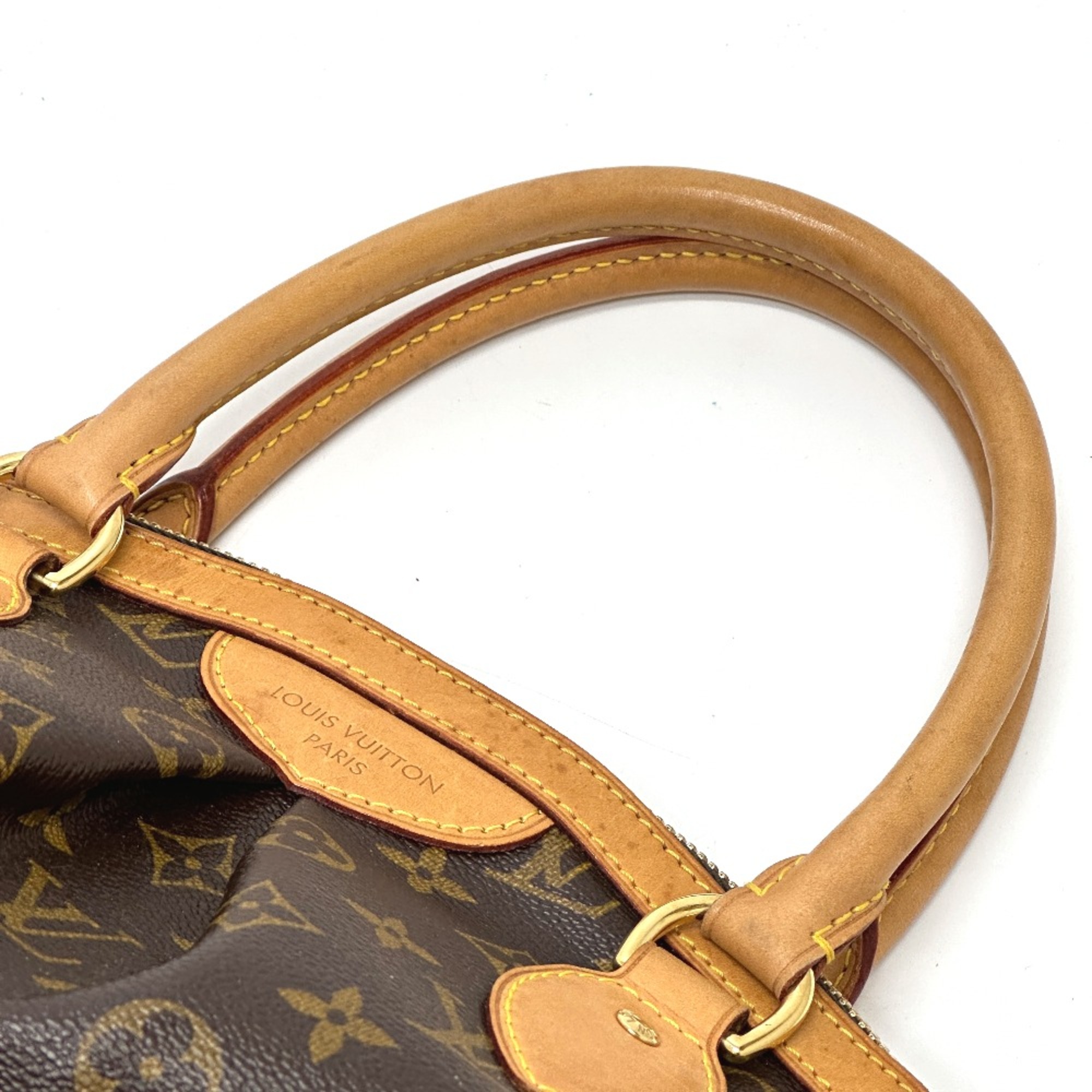 Louis Vuitton M40143 Monogram Hand Bag Brown