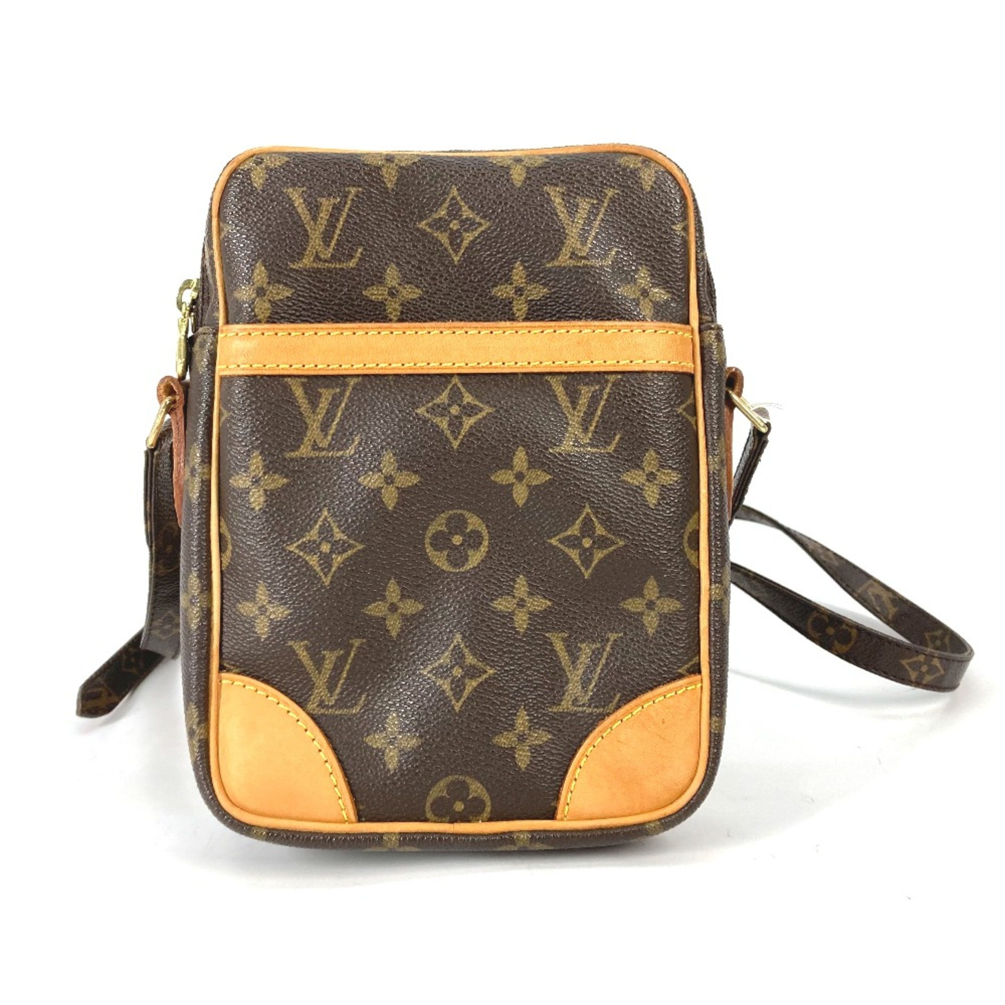 Louis Vuitton M45266 Monogram Crossbody Pochette bag Shoulder Bag Brown