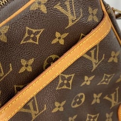 Louis Vuitton M45266 Monogram Crossbody Pochette bag Shoulder Bag Brown