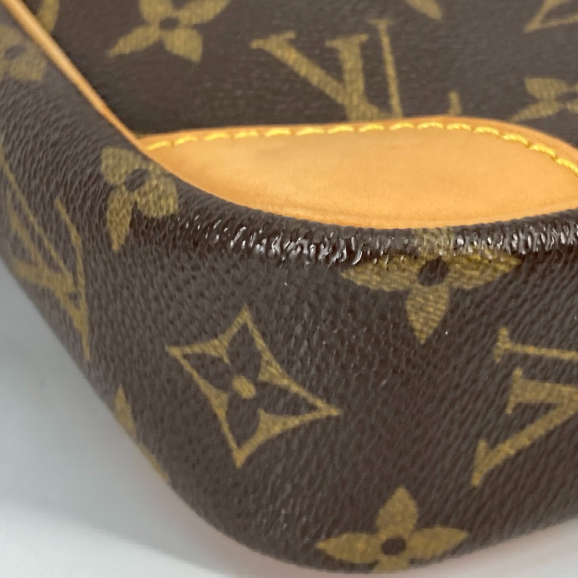 Louis Vuitton M45266 Monogram Crossbody Pochette bag Shoulder Bag Brown