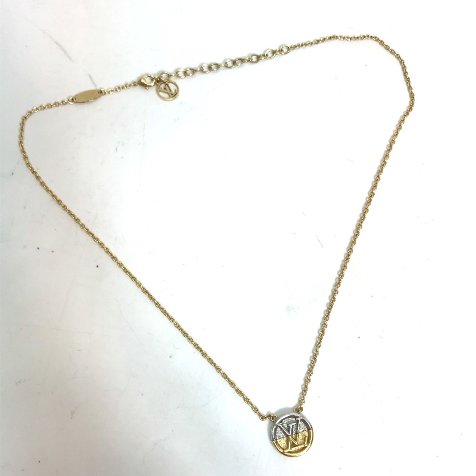 Louis Vuitton M69643 Bicolor Chain accessories Necklace Gold Silver