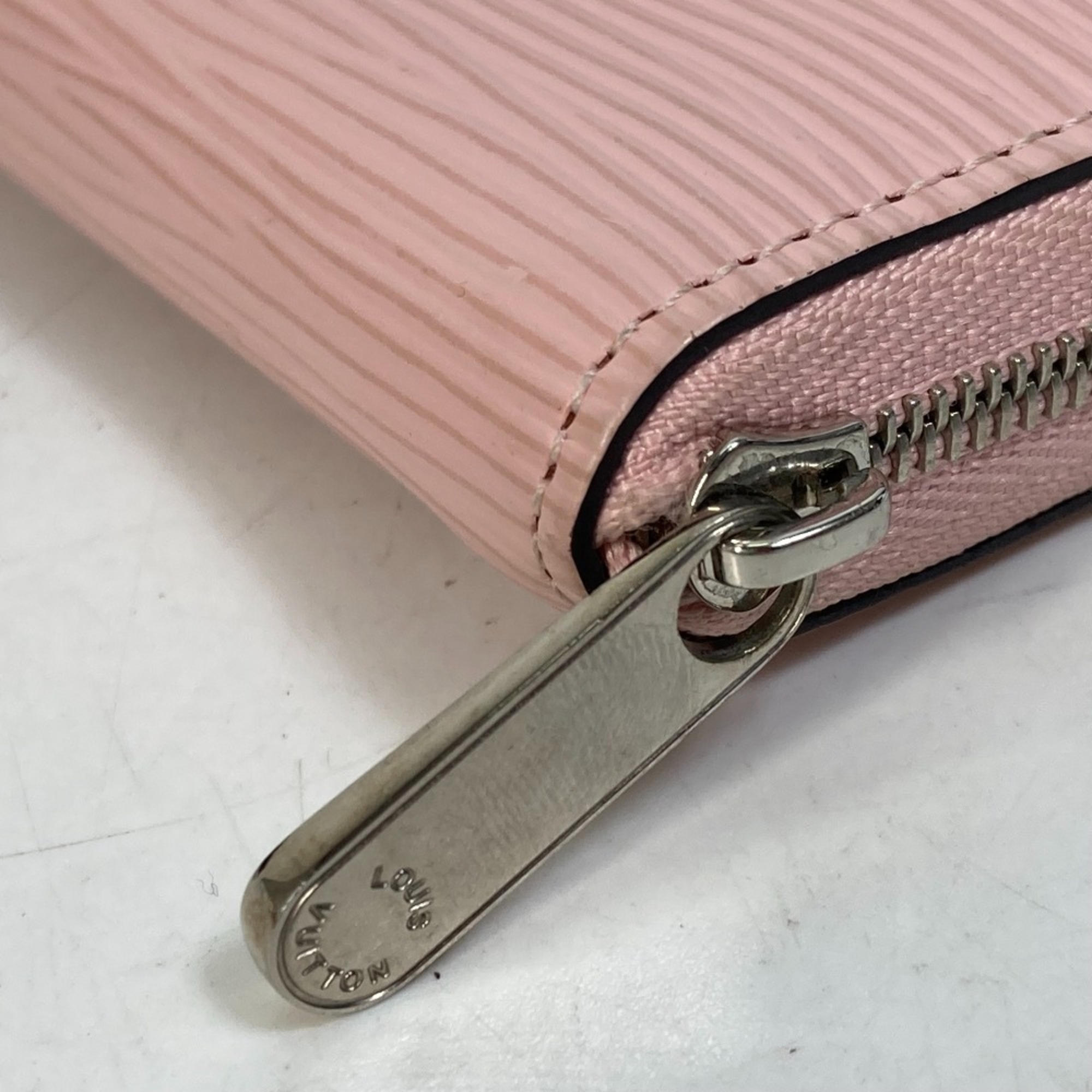 Louis Vuitton M63723 Epi Stories Coin Compartment Wallet Wallet Zip Around coin purse zip-around coin purse pink