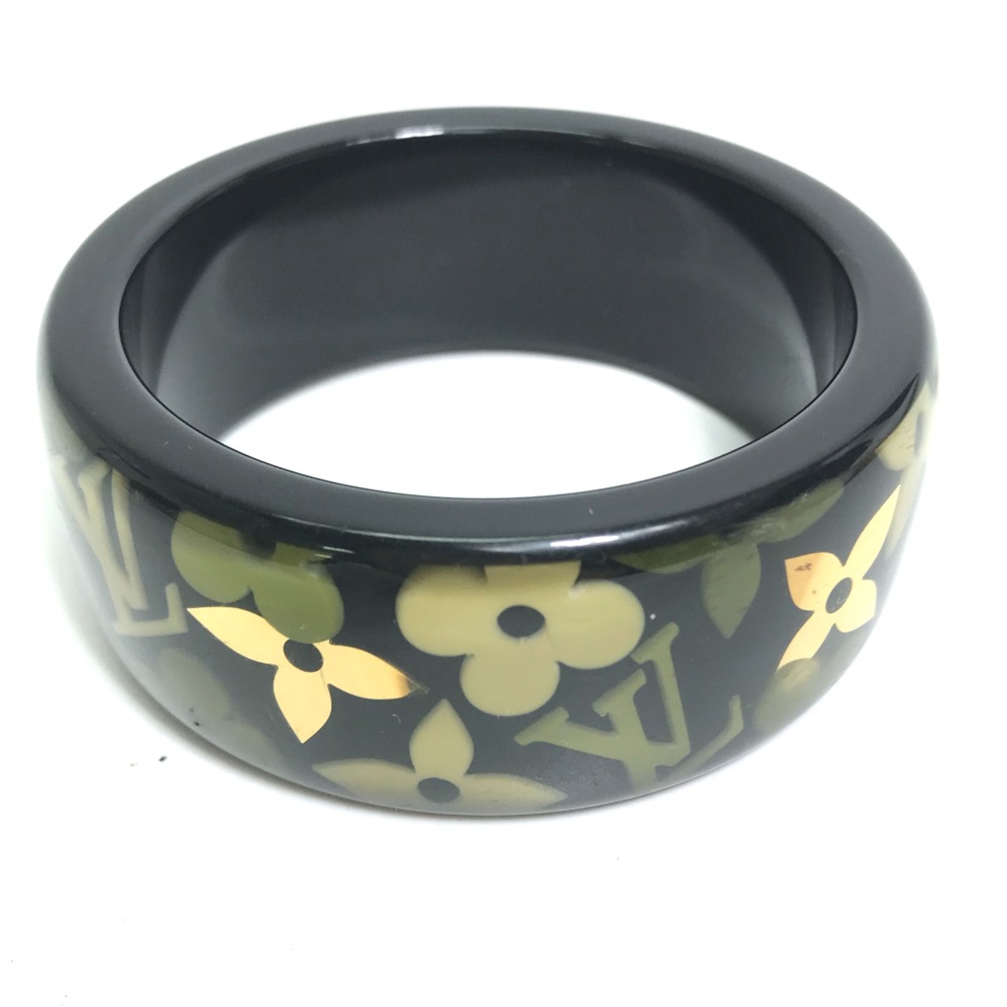 Louis Vuitton M65638 Thick bangle accessories Bracelet Bangle Black