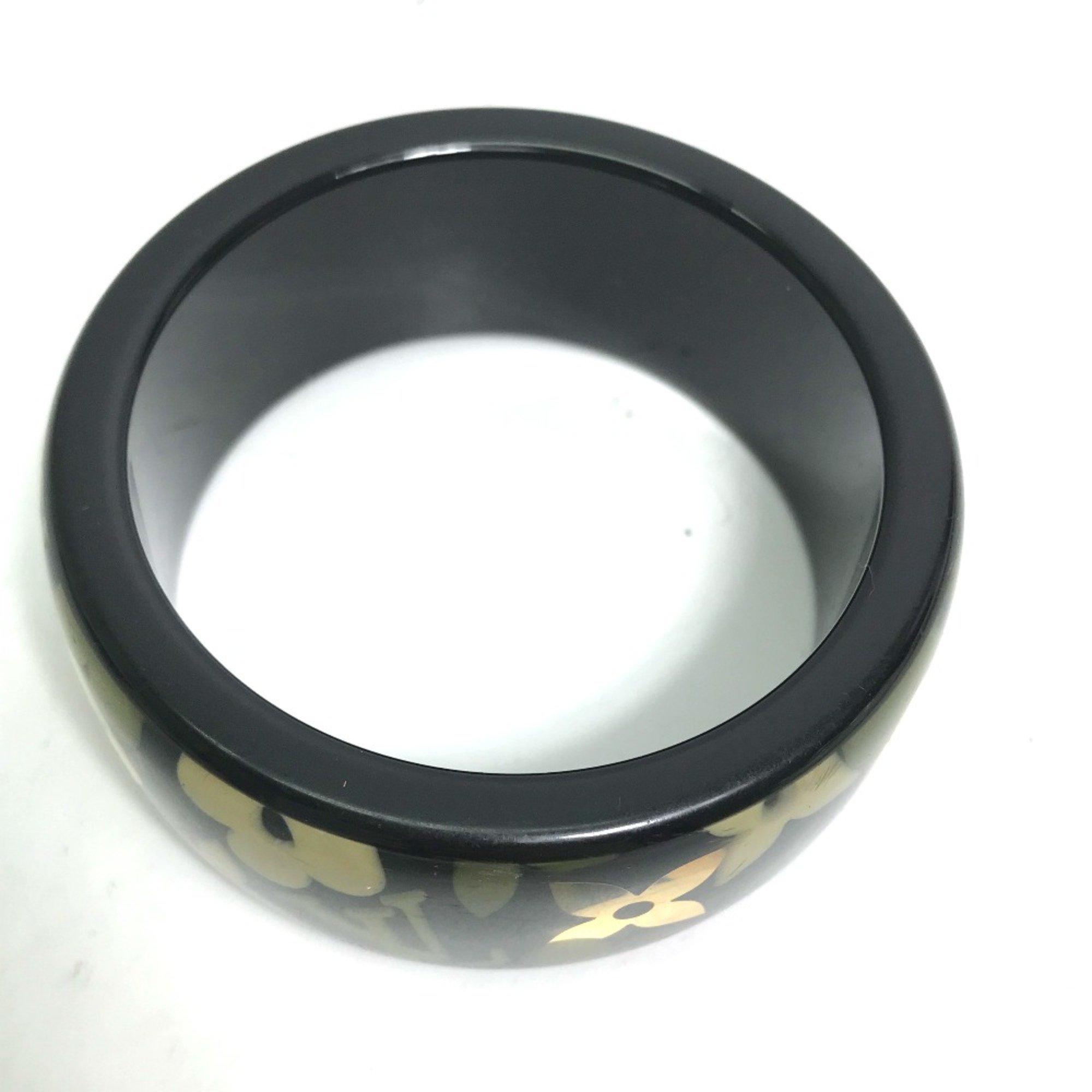 Louis Vuitton M65638 Thick bangle accessories Bracelet Bangle Black