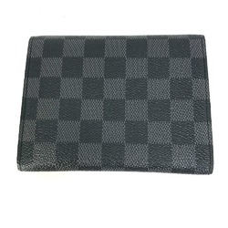 Louis Vuitton N63083 Damier Graphite Folded wallet Black