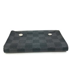 Louis Vuitton N63083 Damier Graphite Folded wallet Black