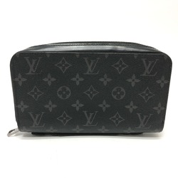 Louis Vuitton M61698 MonogramEclipse Hand Bag Travel case Long Wallet Black