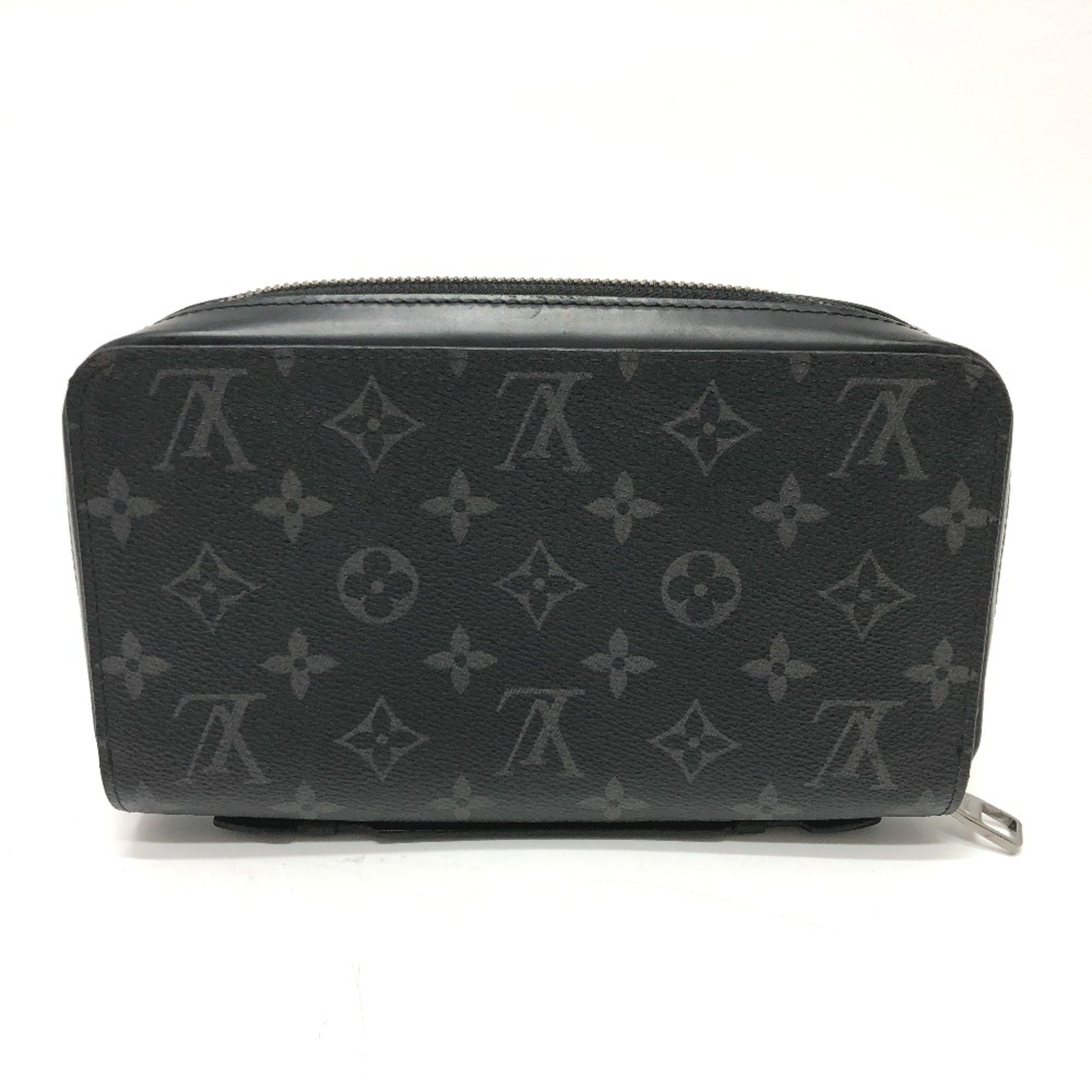 Louis Vuitton M61698 MonogramEclipse Hand Bag Travel case Long Wallet Black