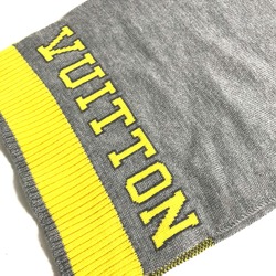 Louis Vuitton M71230 logo Scarf yellow gray