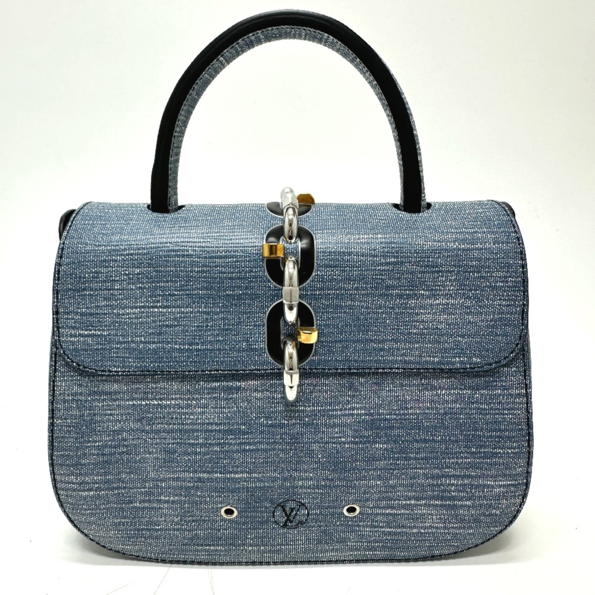 Louis Vuitton M54606 Epi Hand Bag blue