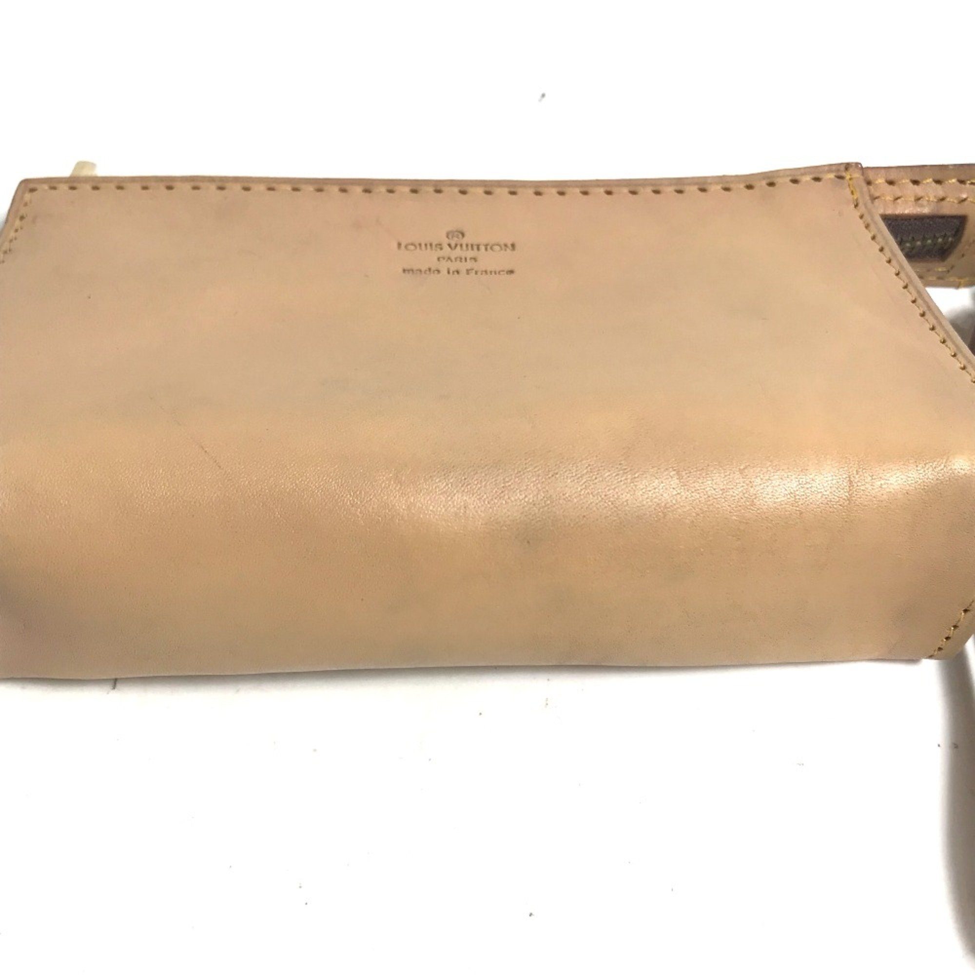 Louis Vuitton M92502 Makeup pouch Cigarette pouch With strap Pouch Beige