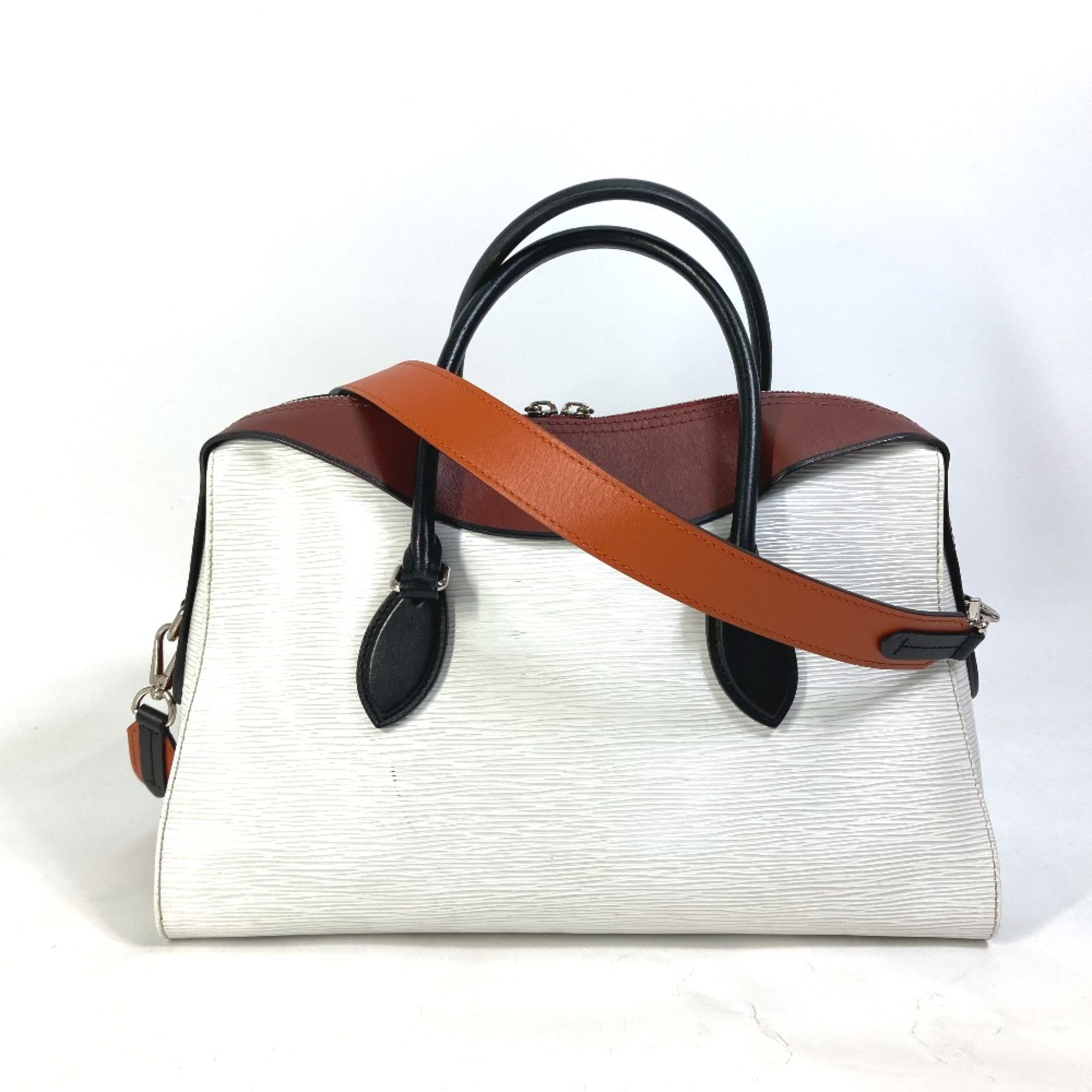 Louis Vuitton M53443 Epi 2WAY Shoulder Bag Tote Bag White