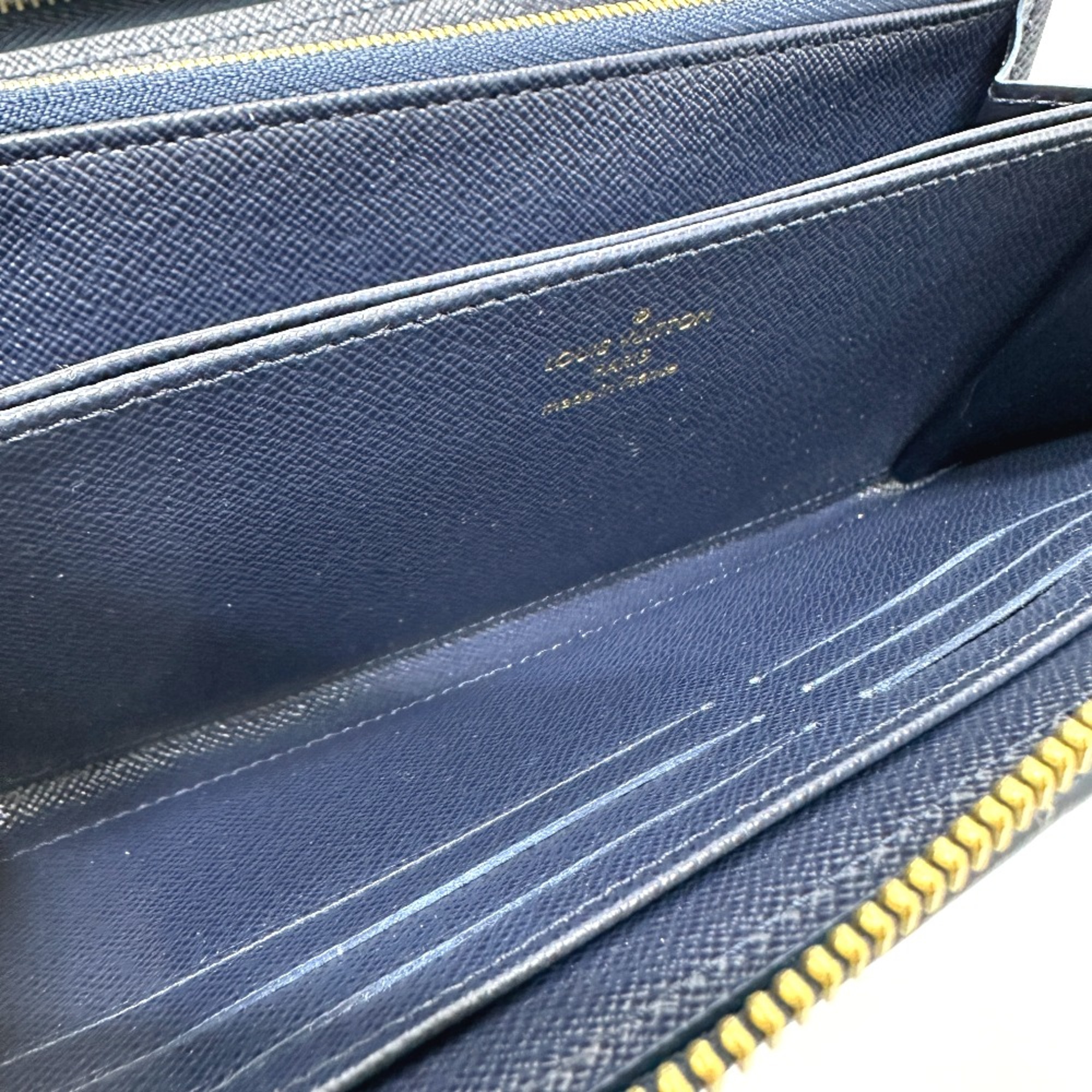 Louis Vuitton M82468 Monogram jacquard Long Wallet Navy