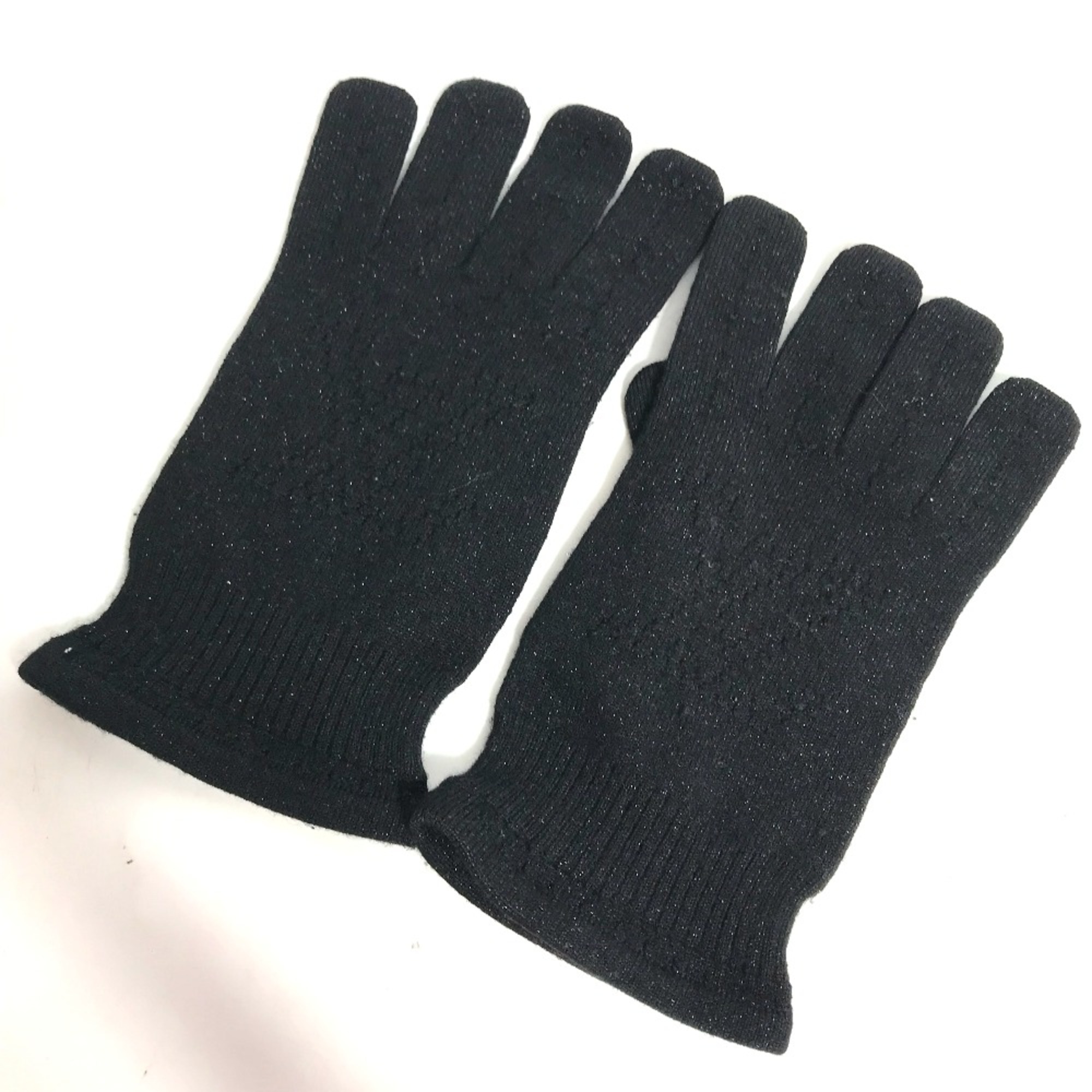 Louis Vuitton knit Glove gloves Black