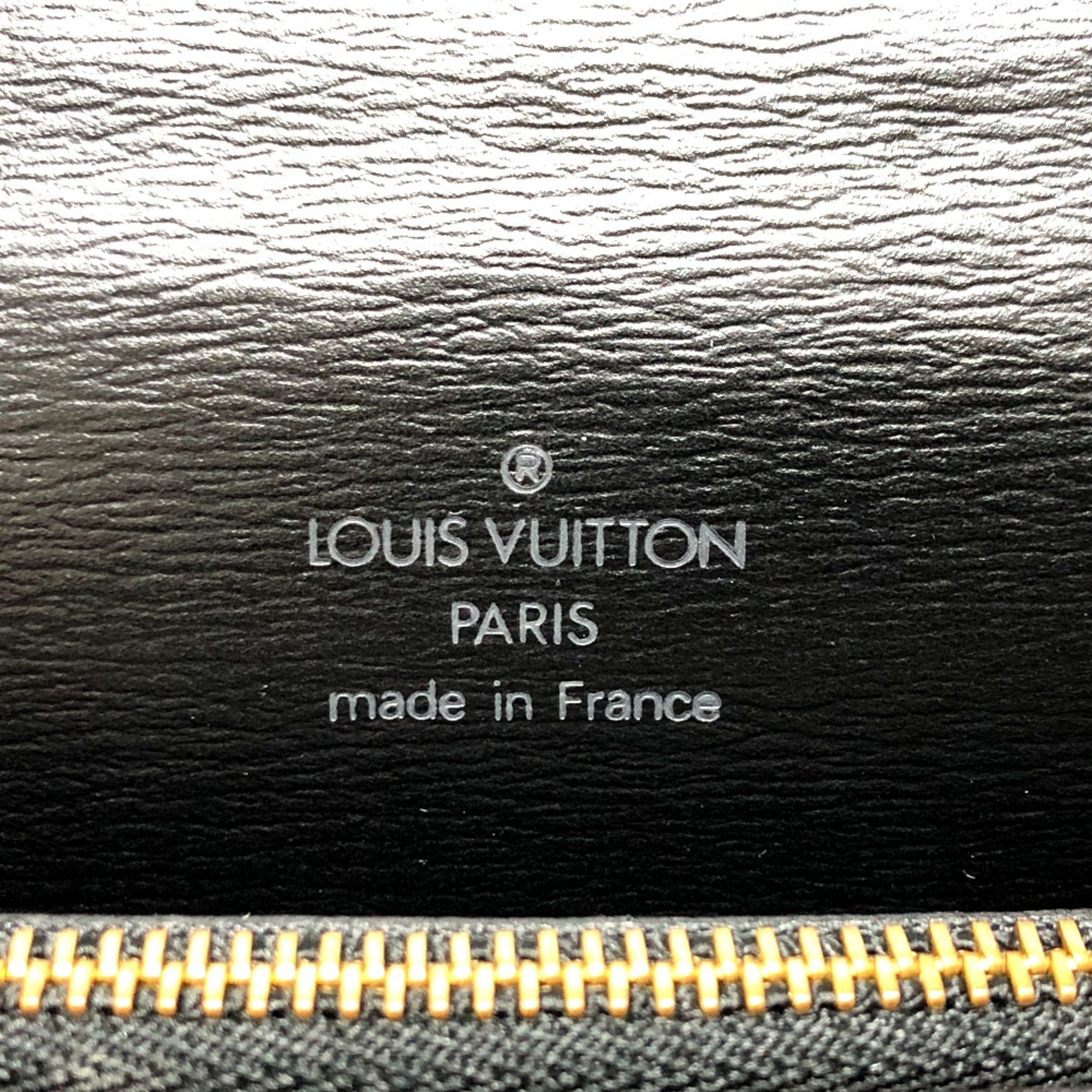 Louis Vuitton M52132 Epi bag business bag Hand Bag Black GoldHardware