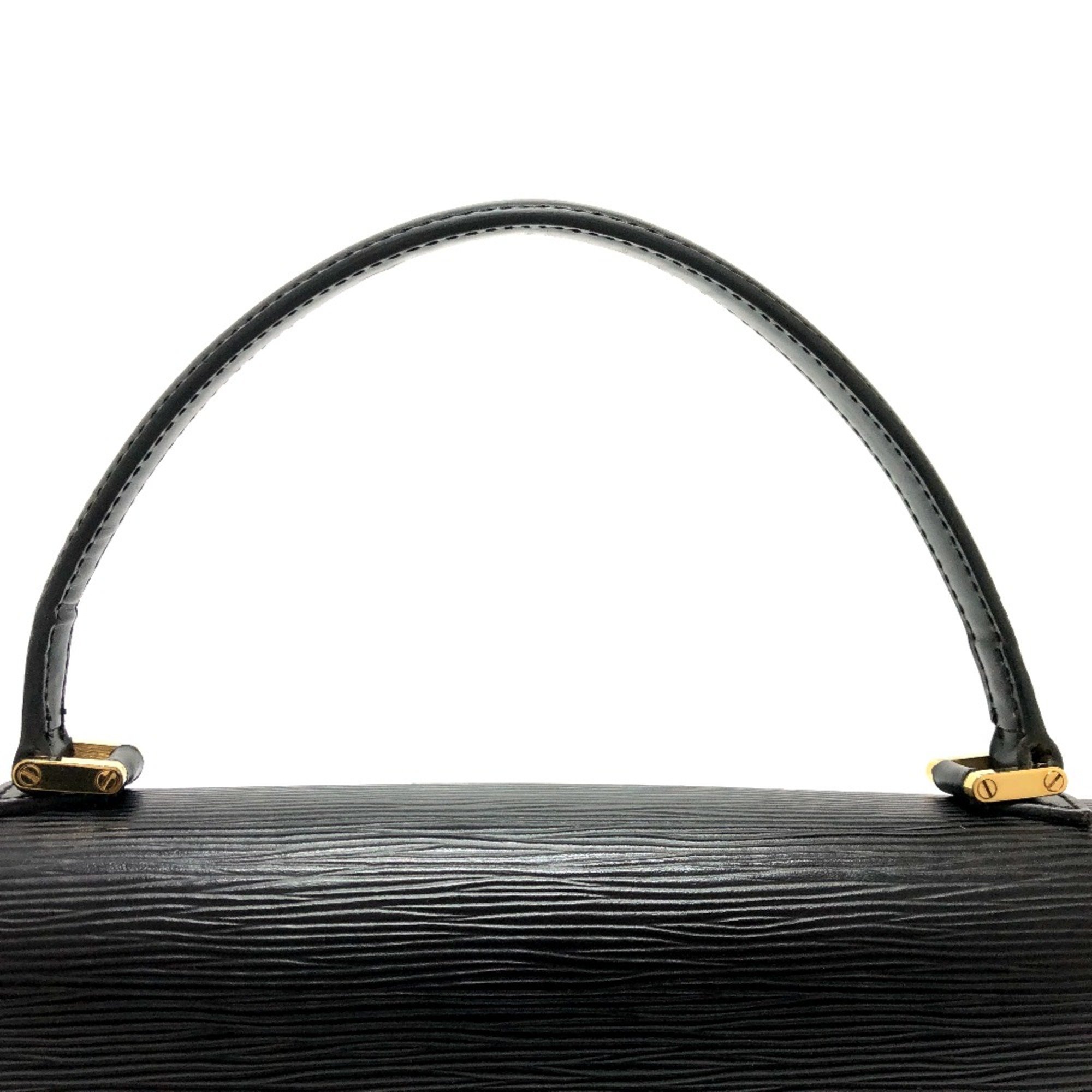 Louis Vuitton M52132 Epi bag business bag Hand Bag Black GoldHardware