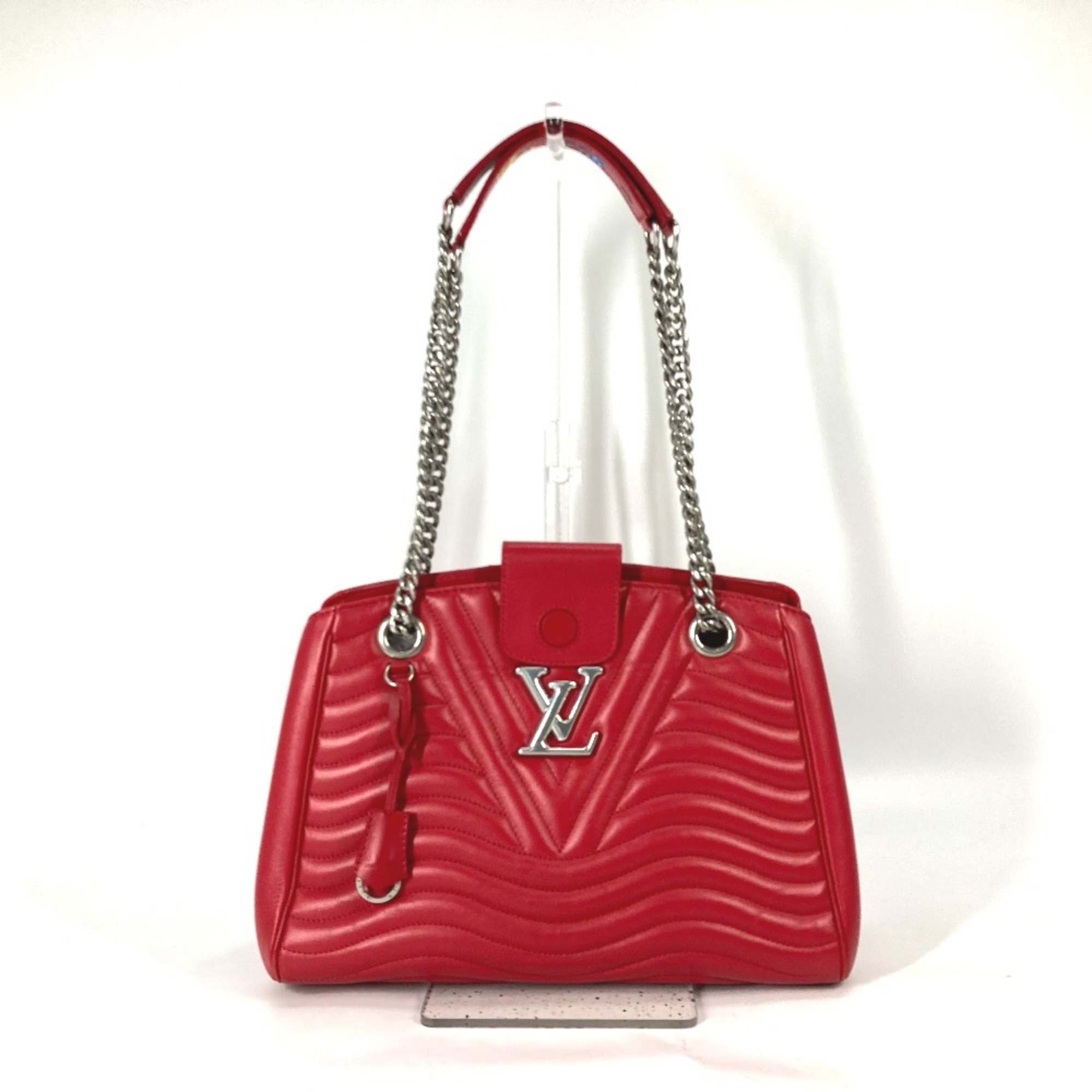 Louis Vuitton M51497 New Wave Shoulder Bag Double Chain Shoulder Bag Red