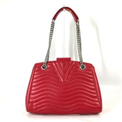 Louis Vuitton M51497 New Wave Shoulder Bag Double Chain Shoulder Bag Red