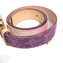 Louis Vuitton M9852U MonogramDenim belt purple pink