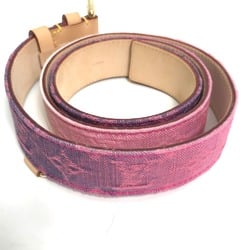 Louis Vuitton M9852U MonogramDenim belt purple pink