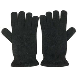 Louis Vuitton LV logo Glove gloves Black