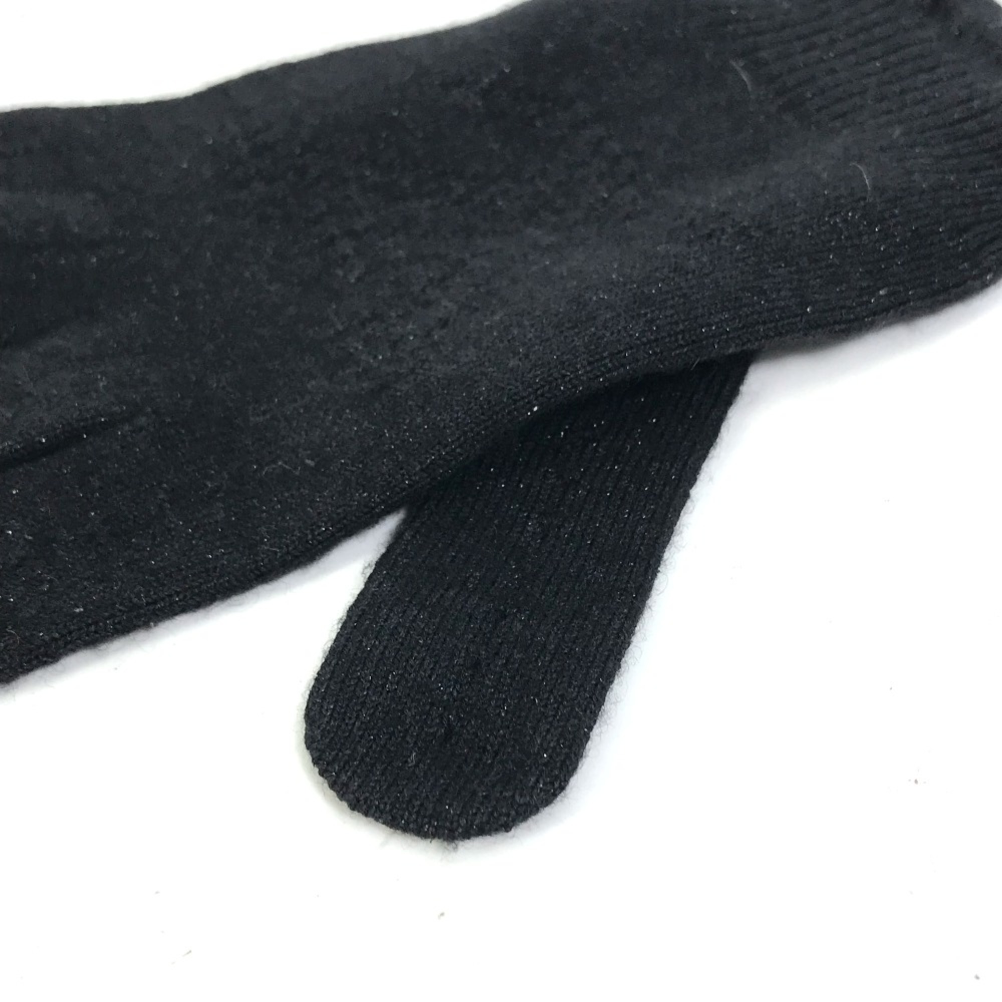 Louis Vuitton LV logo Glove gloves Black