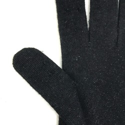 Louis Vuitton LV logo Glove gloves Black