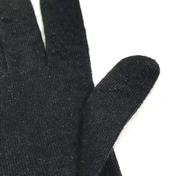 Louis Vuitton LV logo Glove gloves Black