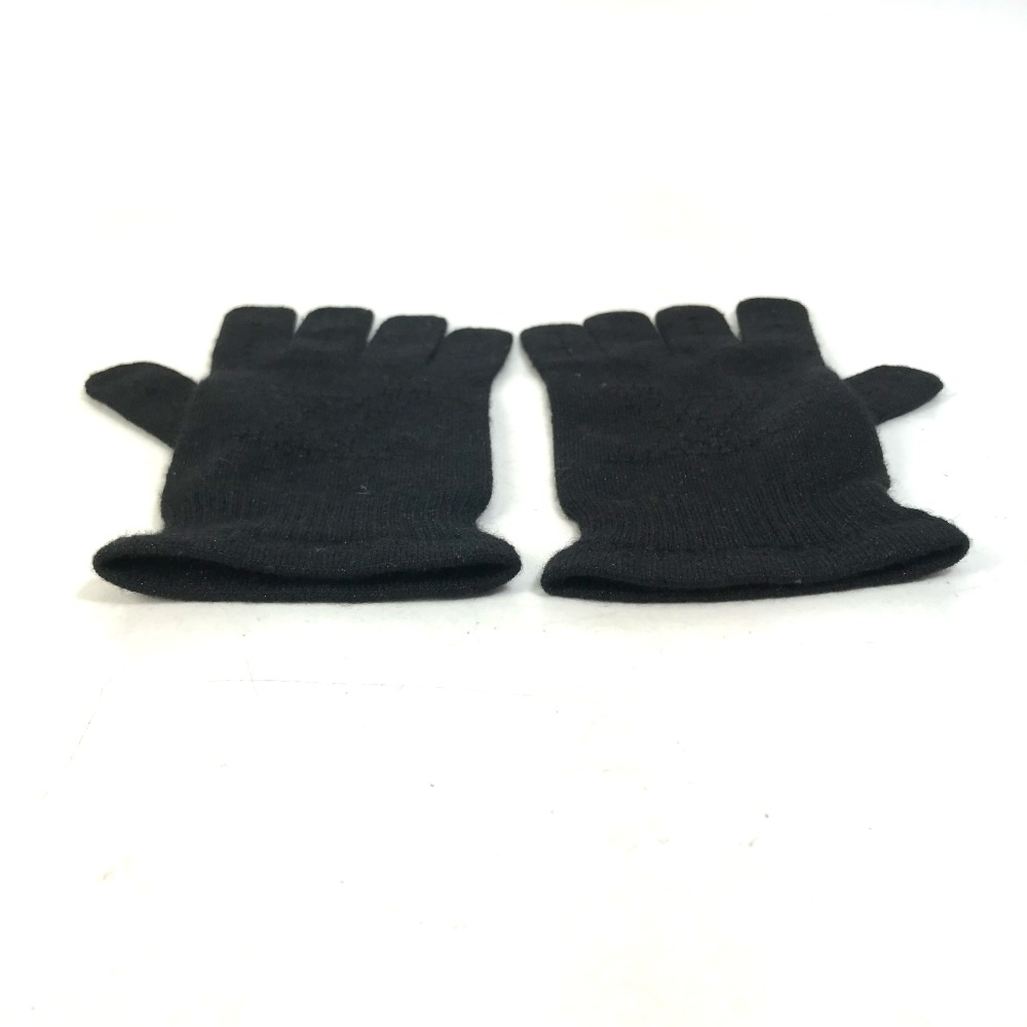 Louis Vuitton LV logo Glove gloves Black