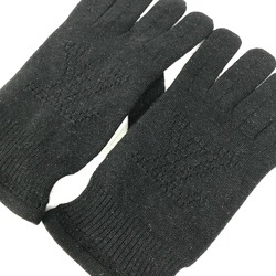 Louis Vuitton LV logo Glove gloves Black