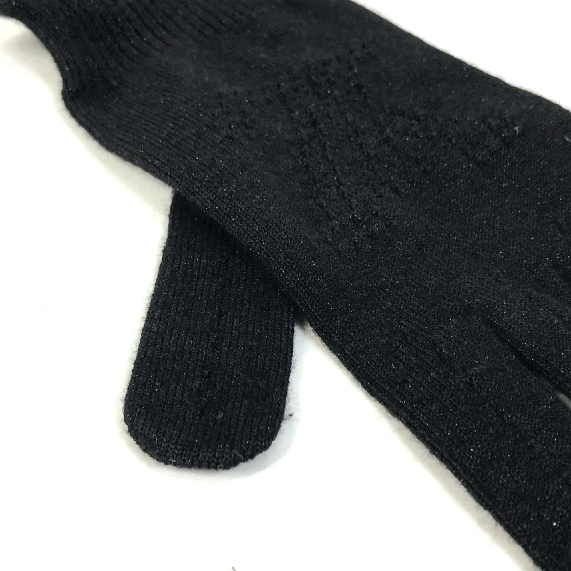 Louis Vuitton LV logo Glove gloves Black