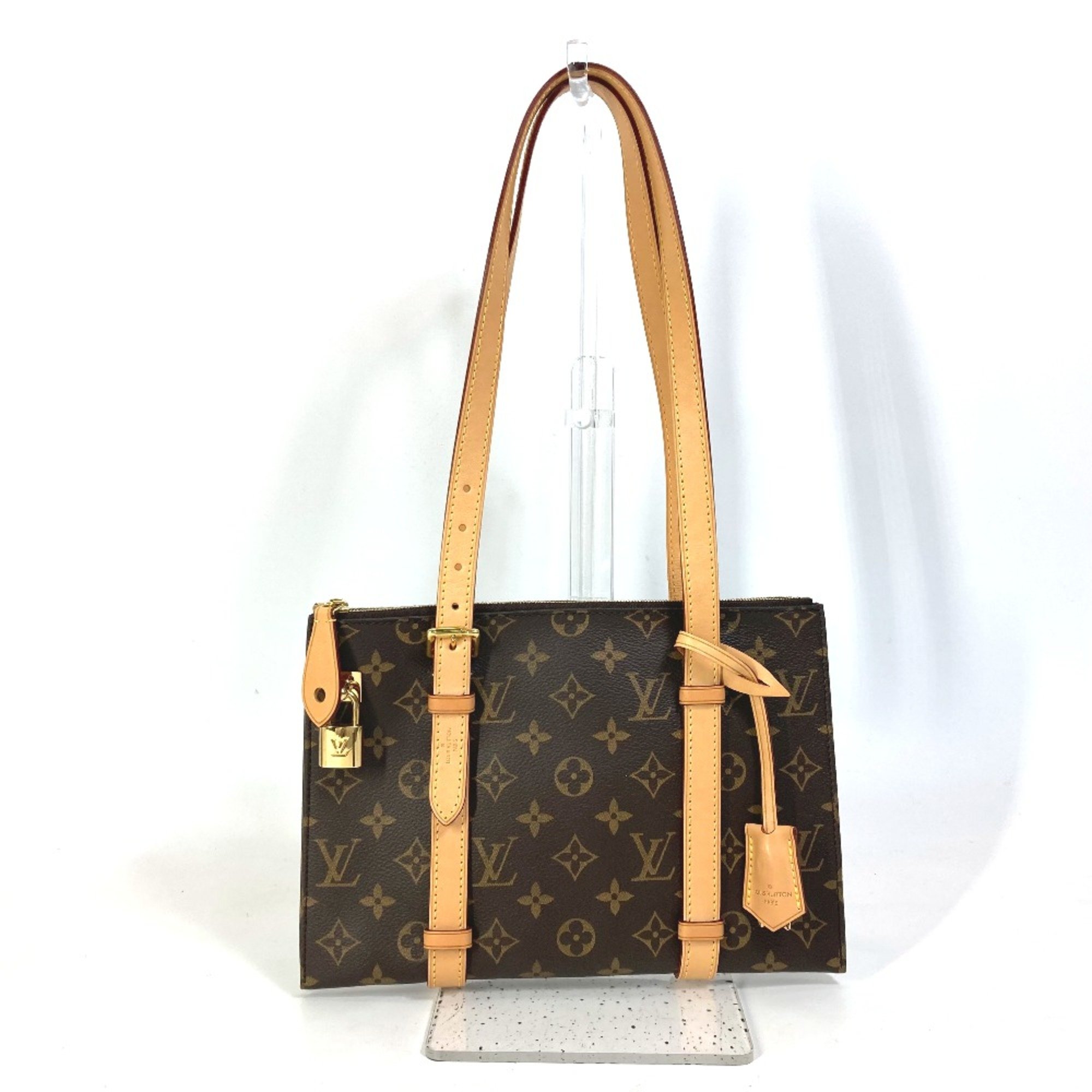 Louis Vuitton M41210 Monogram Shoulder Shoulder Bag Brown