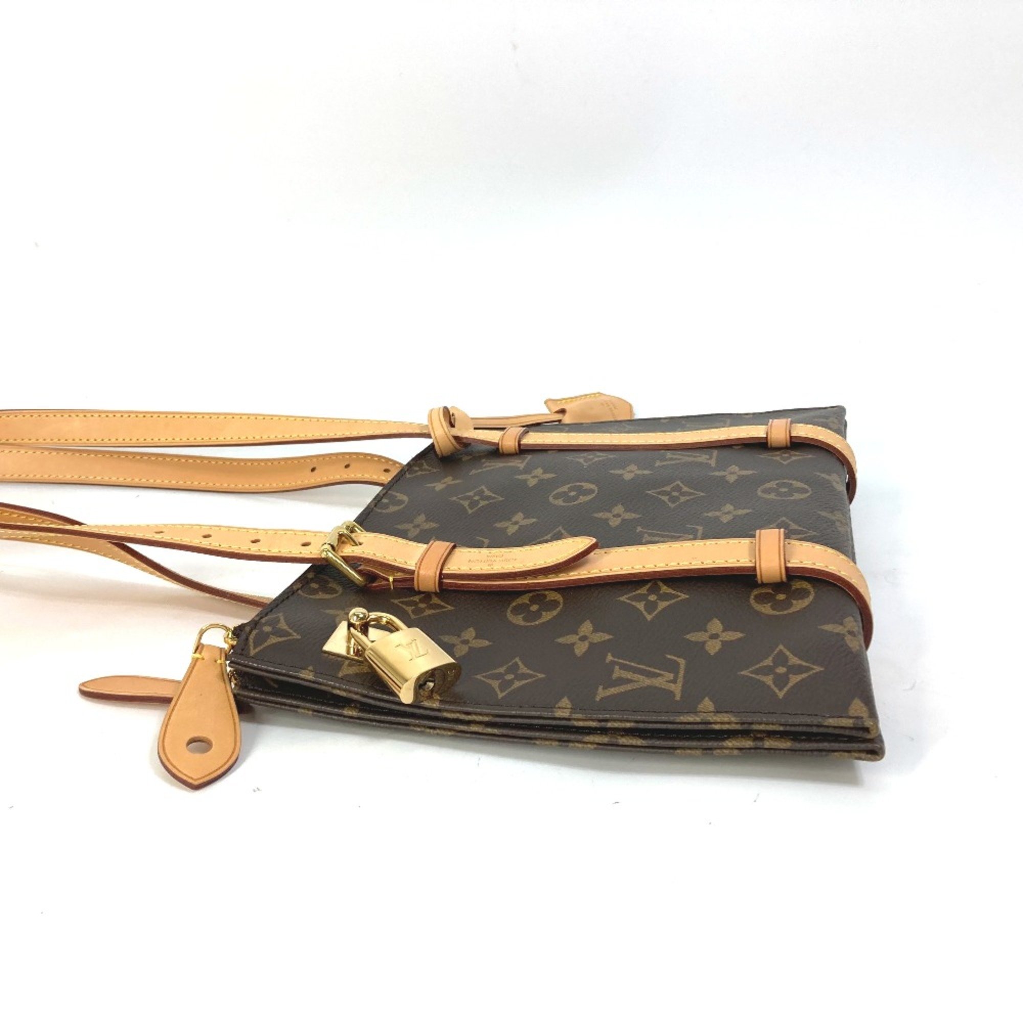 Louis Vuitton M41210 Monogram Shoulder Shoulder Bag Brown