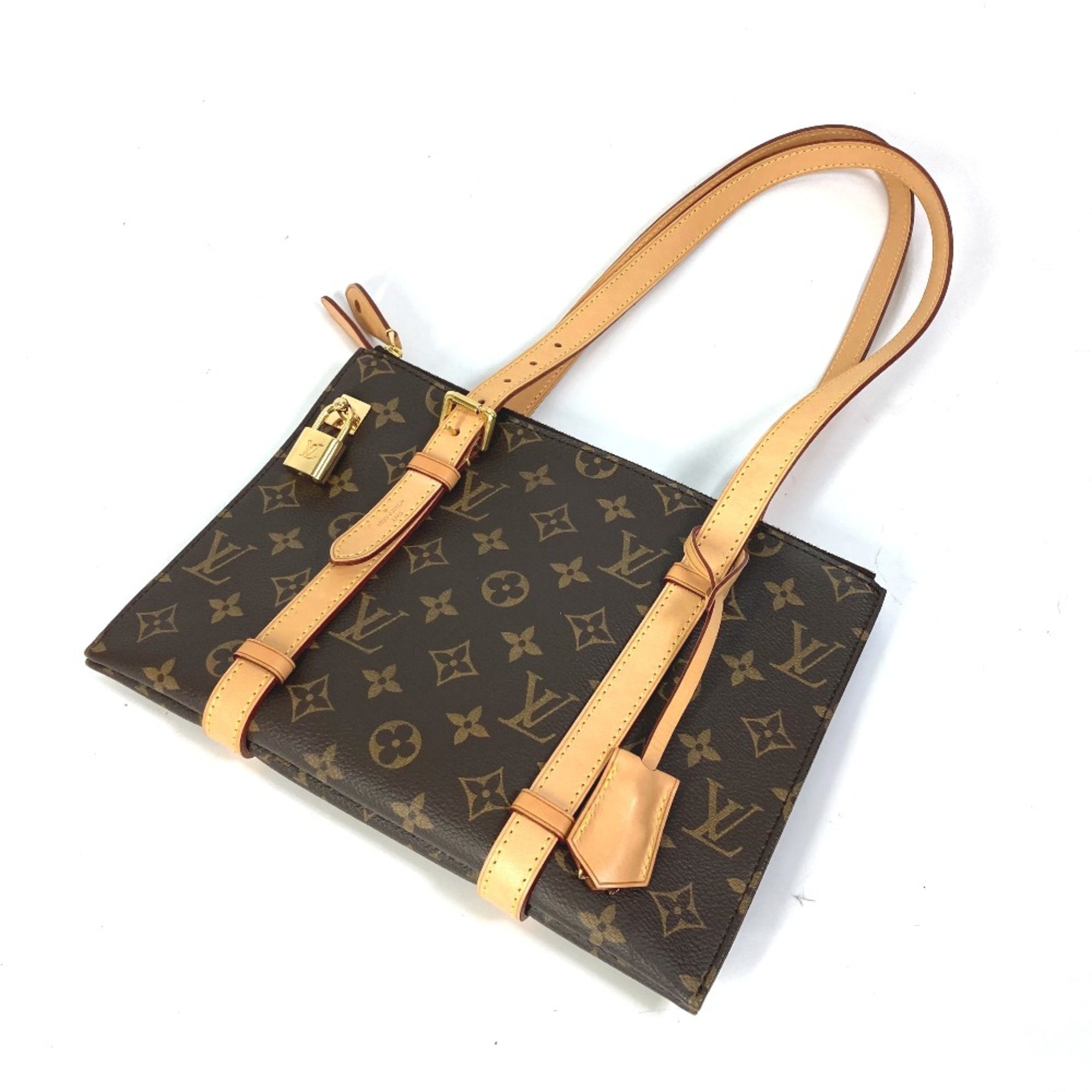 Louis Vuitton M41210 Monogram Shoulder Shoulder Bag Brown