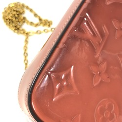 Louis Vuitton M62767 MonogramVernis Chain Wallet Long Wallet Long Wallet Shoulder Bag pink