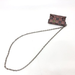 Louis Vuitton N60278 Damier Kirigami Chain accessory case Necklace Multicolore SilverHardware