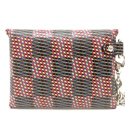 Louis Vuitton N60278 Damier Kirigami Chain accessory case Necklace Multicolore SilverHardware