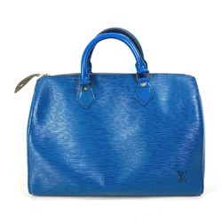 Louis Vuitton M42995 Epi Hand Bag Duffle Bag Toledo Blue blue